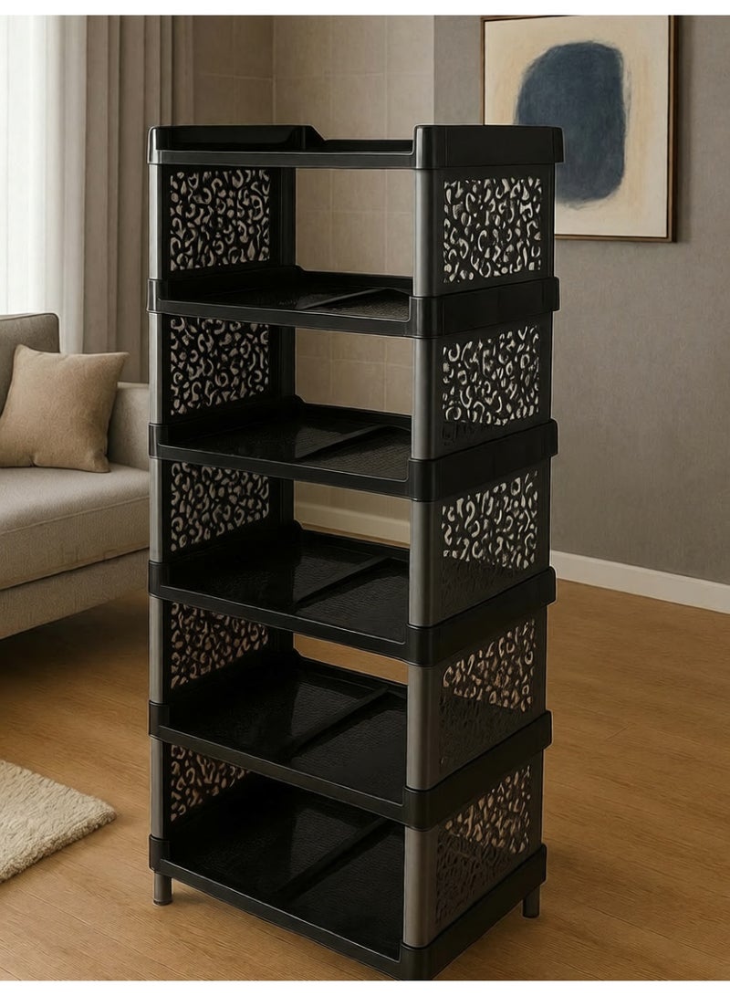 إيكو بلاست جزامة بلاستيك - 6 ارفف - Image 3